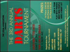 Dart Tournament Invitation