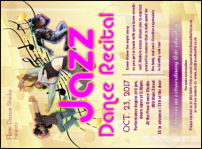Jazz Dance Invitation