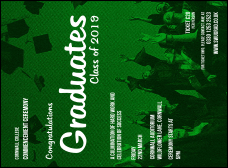 Graduation - Green Invitation