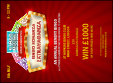 Bingo Bonanza Extravaganza Invitation