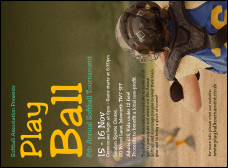 Youth Softball Invitation