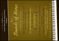 Sounds of Notes Postcard