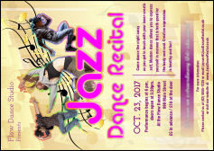 Jazz Dance Postcard