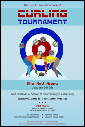 Curling Tournament Poster