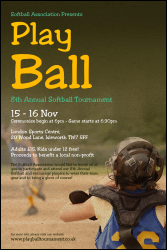Youth Softball Poster