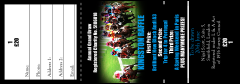 Horse Racing Raffle Ticket