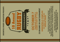 Rugby Tournament Postcard