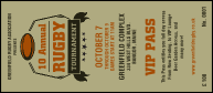 Rugby Tournament VIP Pass
