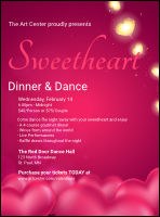 Valentines Day Lovehearts Flyer