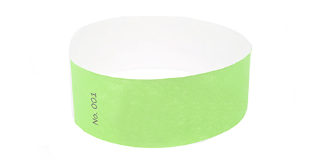 Green Standard Tyvek Wristband